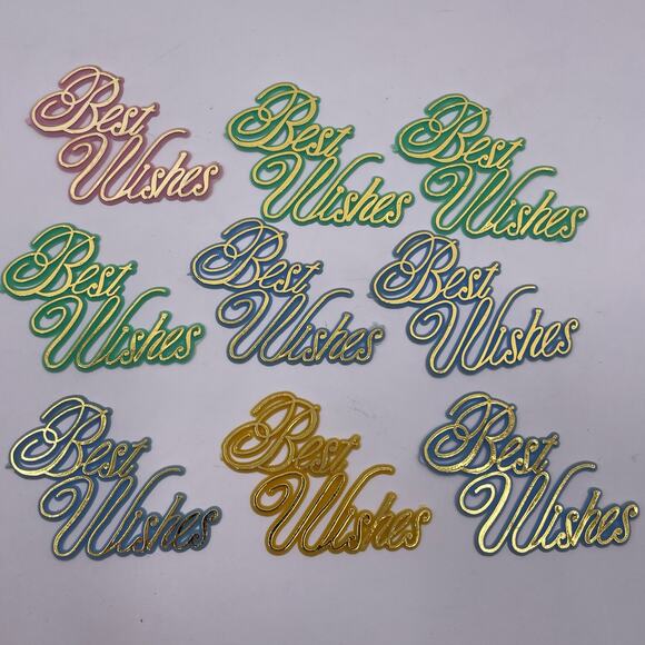 94 Vintage Cupcake Cake Toppers Happy Birthday Best Wishes Bells ABC Hat Candle - Picture 2 of 9